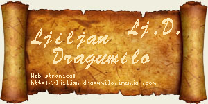 Ljiljan Dragumilo vizit kartica